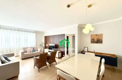 Apartamento próximo ao mar, 2 dormitórios, 2 banheiros, 1 vaga, praia das pitangueiras, guarujá/sp.