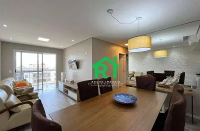 Apartamento com 3 quartos (1 suíte), 2 vagas e lazer à venda em jardim astúrias, guarujá