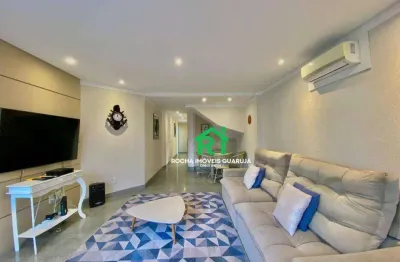 Apartamento duplex com 5 dormitórios à venda, 200 m² por r$ 1.290.000 - pitangueiras - guarujá/sp