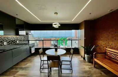 Apartamento com 1 dormitório à venda, 41 m² por r$ 650.000 - enseada - guarujá/sp