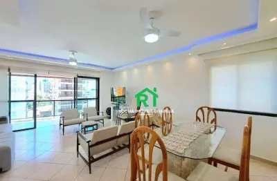 Apartamento com 4 dormitórios para alugar, 150 m² por r$ 6.500,00/mês - jardim astúrias - guarujá/sp