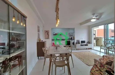 Cobertura com 3 dormitórios para alugar, 180 m² por r$ 7.500,00/mês - pitangueiras - guarujá/sp