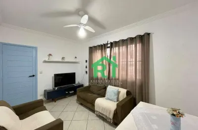 Apartamento com 2 quartos (1 suíte), 1 vaga para alugar em jardim astúrias, guarujá