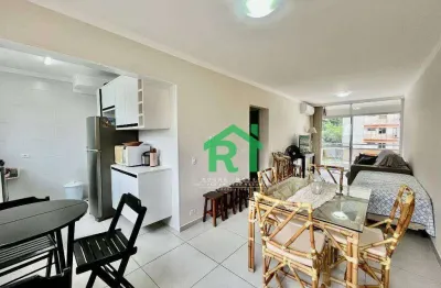 Apartamento com 1 dormitório à venda, 70 m² por r$ 390.000,00 - pitangueiras - guarujá/sp