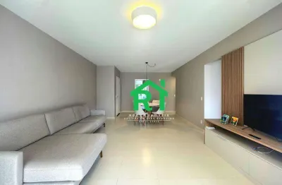 Apartamento com 3 dormitórios à venda, 115 m² por r$ 1.370.000,00 - pitangueiras - guarujá/sp