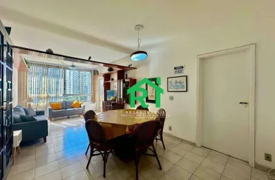 Apartamento beira mar, 4 dormitórios, 1 vaga, pitangueiras, guarujá/sp.