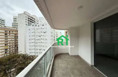 Apartamento beira mar com 3 dormitórios (1 suíte), varanda gourmet e lazer – Astúrias, Guarujá