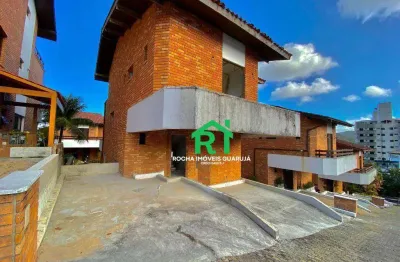 Village com 5 dormitórios à venda, 328 m² por r$ 780.000 - jardim três marias - guarujá/sp