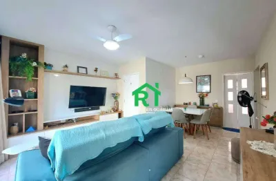 Apartamento com 3 dormitórios à venda, 140 m² por r$ 1.300.000 - pitangueiras - guarujá/sp