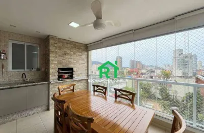 Apartamento à beira mar, 3 dormitórios (1 suíte), 2 vagas, lazer, enseada, guarujá/sp