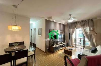 Apartamento com 3 dormitórios, 85 m² - venda por r$ 510.000,00 ou aluguel por r$ 3.500,00/mês - jardim astúrias - guarujá/sp