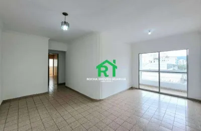 Apartamento com 2 dormitórios para alugar, 80 m² por r$ 2.800/mês - jardim astúrias - guarujá/sp