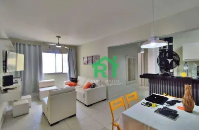 Apartamento beira mar,  2 dormitórios, 1 vaga, praia das pitangueiras - guarujá/sp