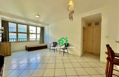 Apartamento com 1 dormitório, 60 m² - venda por r$ 330.000,00 ou aluguel por r$ 2.500,00/mês - pitangueiras - guarujá/sp