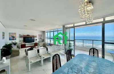 Apartamento à venda na praia das pitangueiras, 3 suítes, 1 vaga, vista para o mar, guaruja sp
