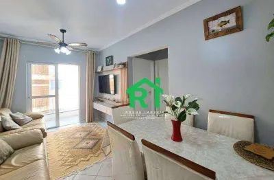 Apartamento com 2 dormitórios à venda, 55 m² por r$ 450.000,00 - pitangueiras - guarujá/sp