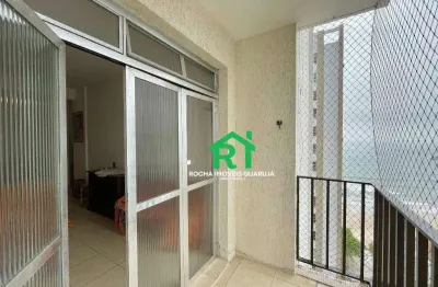 Apartamento à beira mar com 3 dormitórios (1 suíte), 1 vaga, pitangueiras, guarujá/sp