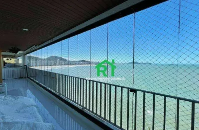Apartamento frente mar com 3 quartos (1 suíte), 2 vagas e lazer à venda em jardim astúrias, guarujá