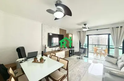 Apartamento com 2 quartos (1 suíte), 1 vaga e lazer à venda em jardim astúrias, guarujá
