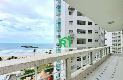 Apartamento à beira mar com 3 quartos à venda em pitangueiras, guarujá