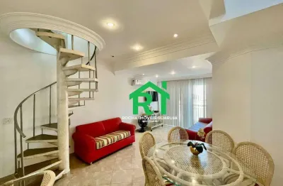 Cobertura com 3 quartos (1 suíte), jacuzzi, 2 vagas à venda em praia da enseada, guarujá