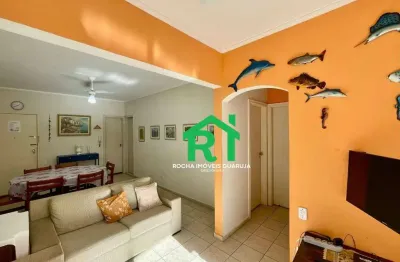 Apartamento à beira mar com 3 Quartos (1 suíte), 1 vaga e sacada à venda em Enseada, Guarujá