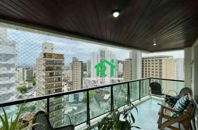 Apartamento à beira mar com 4 quartos (2 suítes), 2 vagas e lazer à venda em astúrias, guarujá.