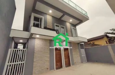 Casa com 3 quartos( 2 suítes) 1 vaga, churrasqueira. à venda em jardim helena maria guarujá/sp