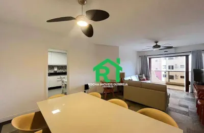 Apartamento à beira mar com 3 quartos (1 suíte), 1 vaga e lazer à venda em enseada, guarujá