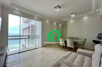 Apartamento frente mar com 3 quartos (1 suíte) à venda em pitangueiras, guarujá.