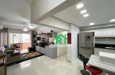 Apartamento à beira mar com 3 quartos (1 suíte), 2 vagas e lazer à venda em jardim astúrias, guarujá