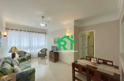 Apartamento à beira mar com 2 quartos, 1 vaga, à venda em pitangueiras, guarujá