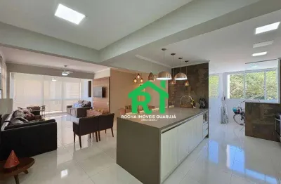 Apartamento frente mar com 3 quartos (2 suítes), 1 vaga e lazer à venda em jardim astúrias, guarujá