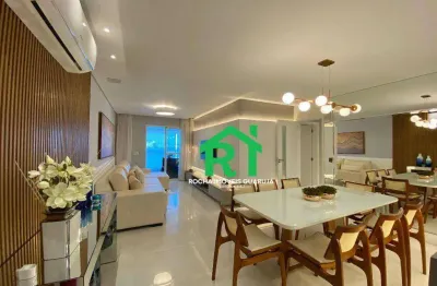 Apartamento com 3 quartos e vista panorâmica para o mar  à venda, 130 m² por r$ 2.000.000 - jardim astúrias - guarujá/sp