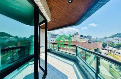 Apartamento com 2 dormitórios, 74 m² - venda por r$ 420.000,00 ou aluguel por r$ 3.500,00/mês - enseada - guarujá/sp