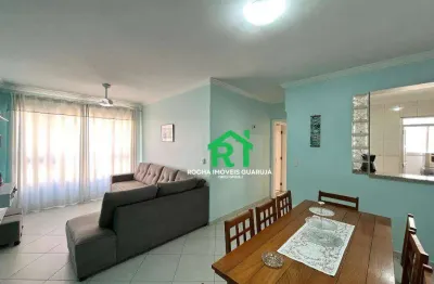 Apartamento com 3 quartos (1 suíte), 1 vaga e lazer à venda em jardim astúrias, guarujá