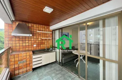 Apartamento à beira mar com 3 quartos (1 suíte), 1 vaga, e lazer à venda em jardim astúrias, guarujá