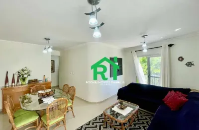 Apartamento com 2 quartos, varanda, 1 vaga em praia da enseada, guarujá