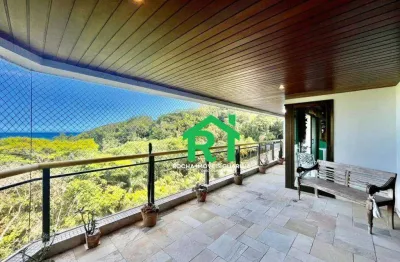 Apartamento com 3 dormitórios à venda, 165 m² por r$ 1.000.000 - sorocotuba - guarujá/sp