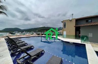 Casa com 2 quartos (1 suíte) 2 vagas, vaga náutica, lazer à venda em marina guarujá, guarujá