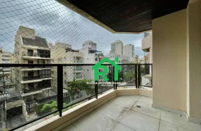 Apartamento com 3 quartos (2 suítes), varanda, 1 vaga à venda em enseada, guarujá