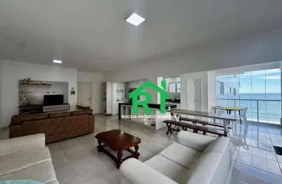 Apartamento frente mar com 2 suítes e 1 vaga à venda em pitangueiras, guarujá