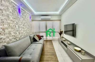 Apartamento com 3 dormitórios à venda, 96 m² por r$ 1.000.000,00 - enseada - guarujá/sp