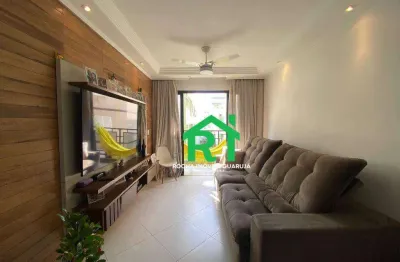 Apartamento com 3 dormitórios à venda, 83 m² por r$ 480.000,00 - jardim astúrias - guarujá/sp