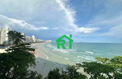 Apartamento frente mar com 3 quartos (2 suítes), 1 vaga à venda e locação em pitangueiras, guarujá.