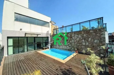 Cobertura à beira mar com 3 Dormitórios, 1 Suítes, 1 vaga - Enseada - Guarujá/SP