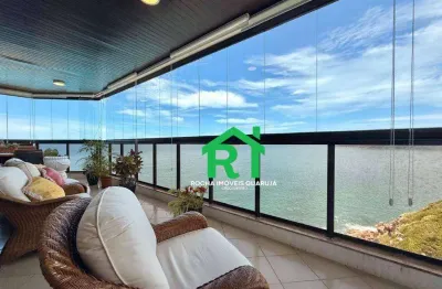 Apartamento frente mar com 4 quartos (4 suítes), 3 vagas e lazer à venda em Jardim Astúrias, Guarujá