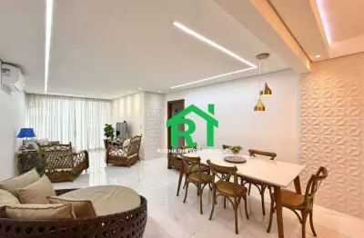Apartamento à beira mar com 3 quartos (1 suíte), 2 vagas e lazer à venda em Pitangueiras, Guarujá