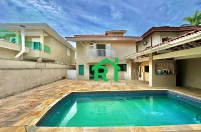 Casa com 5 quartos (5 suítes), 6 vagas, lazer à venda em Pernambuco, Guarujá.