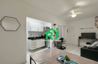 Apartamento com 2 dormitórios à venda na Praia do Tombo, Guarujá.